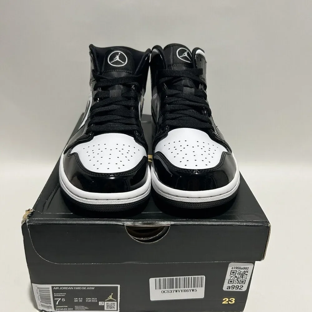 Nike Shoes Air Jordan 1 Retro Mid SE “All-Star/Carbon Fiber” 2024
